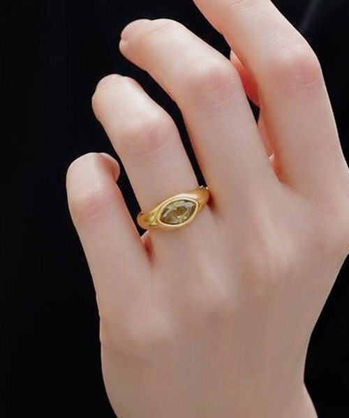 Burner(バーナー)の「【lux sea jewelry(ラックス・シー・ジュエリー)】ステンレス マーキスカット カラーストーンリング lux-ring-20-13【RBTS】(リング・レディース・ピンク/ホワイト/パープル/グリーン・12号/14号)」の3枚目の写真