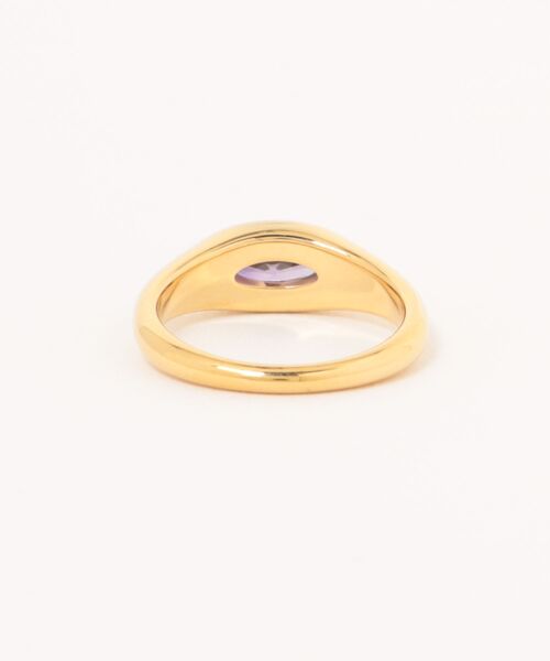Burner(バーナー)の「【lux sea jewelry(ラックス・シー・ジュエリー)】ステンレス マーキスカット カラーストーンリング lux-ring-20-13【RBTS】(リング・レディース・ピンク/ホワイト/パープル/グリーン・12号/14号)」の5枚目の写真