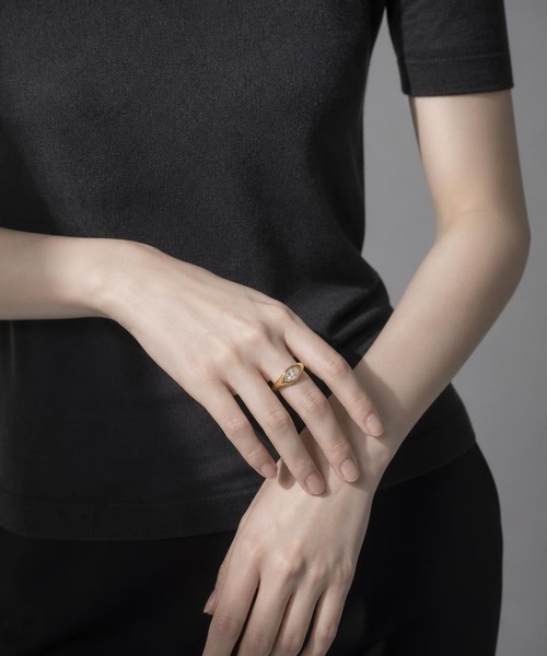 Burner(バーナー)の「【lux sea jewelry(ラックス・シー・ジュエリー)】ステンレス マーキスカット カラーストーンリング lux-ring-20-13【RBTS】(リング・レディース・ピンク/ホワイト/パープル/グリーン・12号/14号)」の11枚目の写真