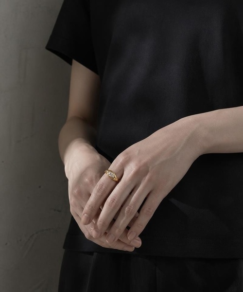 Burner(バーナー)の「【lux sea jewelry(ラックス・シー・ジュエリー)】ステンレス マーキスカット カラーストーンリング lux-ring-20-13【RBTS】(リング・レディース・ピンク/ホワイト/パープル/グリーン・12号/14号)」の12枚目の写真