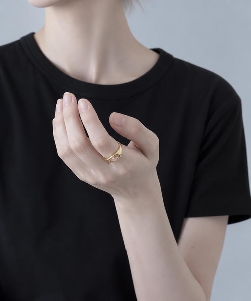 Burner(バーナー)の「【lux sea jewelry(ラックス・シー・ジュエリー)】ステンレス マーキスカット カラーストーンリング lux-ring-20-13【RBTS】(リング・レディース・ピンク/ホワイト/パープル/グリーン・12号/14号)」の22枚目の写真