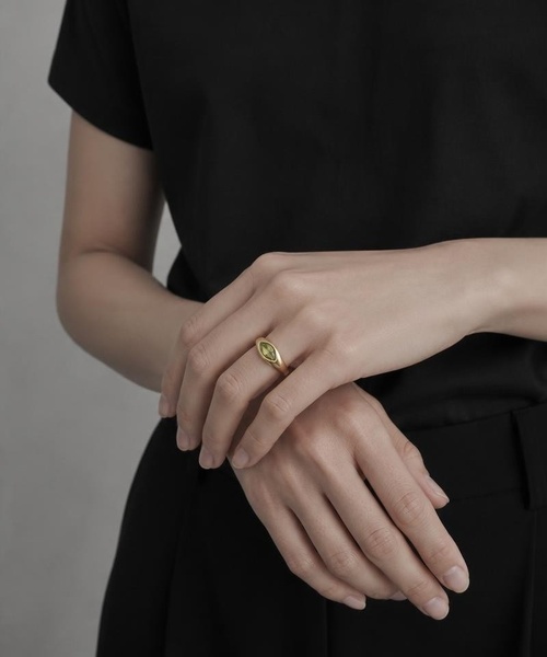 Burner(バーナー)の「【lux sea jewelry(ラックス・シー・ジュエリー)】ステンレス マーキスカット カラーストーンリング lux-ring-20-13【RBTS】(リング・レディース・ピンク/ホワイト/パープル/グリーン・12号/14号)」の6枚目の写真