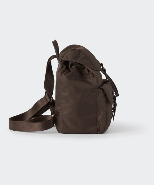 MUSINSA STANDARD WOMAN（ムシンサスタンダードウーマン）の「ウィメンズナイロンフラップミニバックパック[ブラウン]（バックパック/リュック・レディース・その他・F）」の9枚目の写真