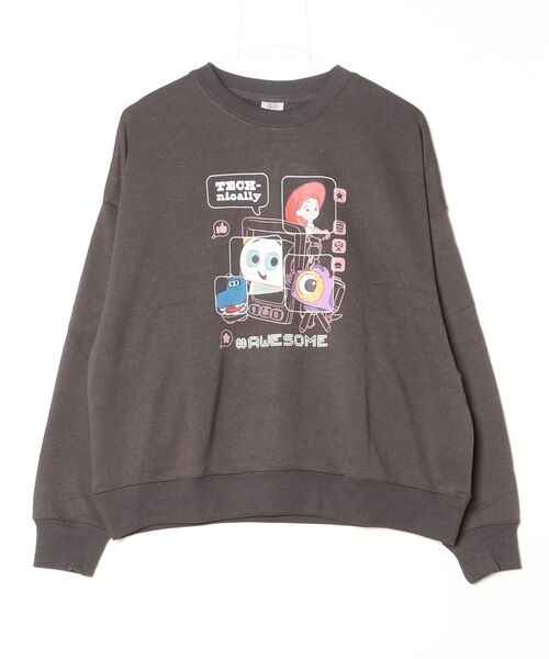 Disney(ディズニー)の「【DISNEY/ディズニー】トイ・ストーリー キャラクタープリント裏毛クルーネックスウェット(WIDEシルエット)(スウェット・レディース・ワインレッド/杢グレー/スミクロ/オートミール・LARGE/MEDIUM)」の21枚目の写真