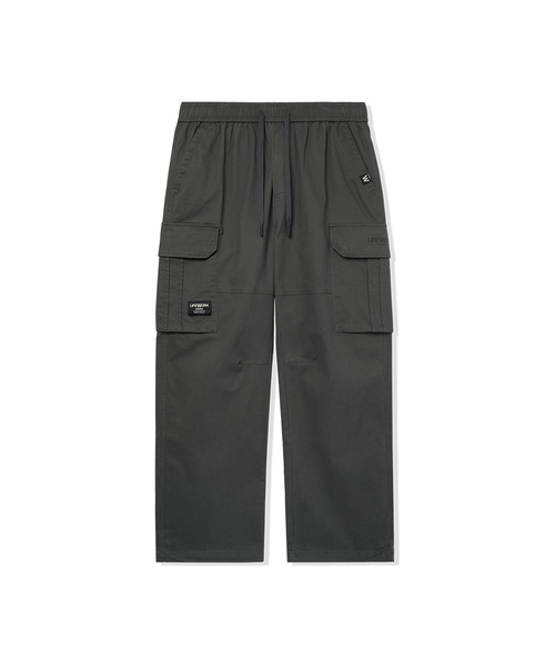 LIFE WORK(ライフワーク)の「L2 ツイル ストレート カーゴパンツ(その他パンツ・レディース・ブラック/チャコールグレー・LARGE/SMALL/MEDIUM)」の2枚目の写真