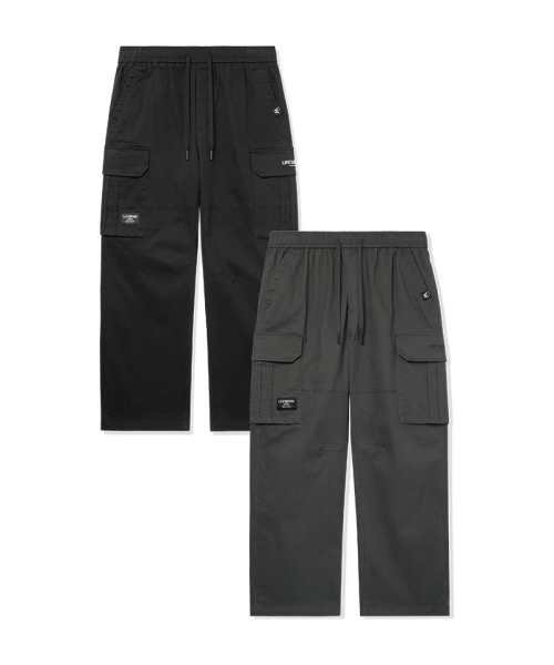 LIFE WORK(ライフワーク)の「L2 ツイル ストレート カーゴパンツ(その他パンツ・レディース・ブラック/チャコールグレー・LARGE/SMALL/MEDIUM)」の3枚目の写真