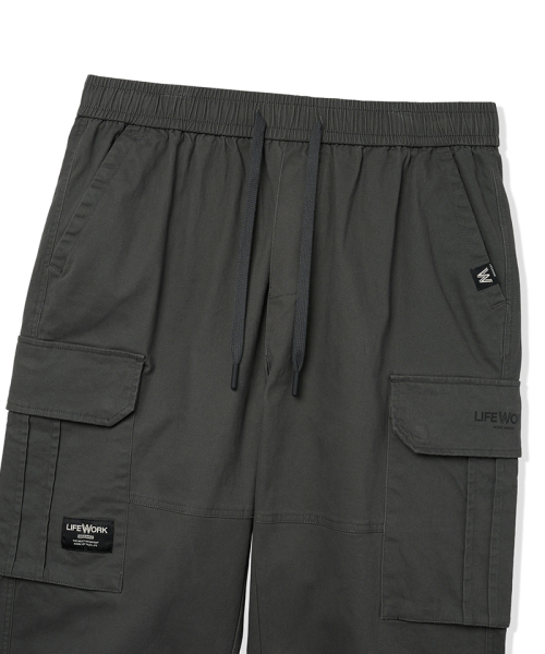 LIFE WORK(ライフワーク)の「L2 ツイル ストレート カーゴパンツ(その他パンツ・レディース・ブラック/チャコールグレー・LARGE/SMALL/MEDIUM)」の4枚目の写真