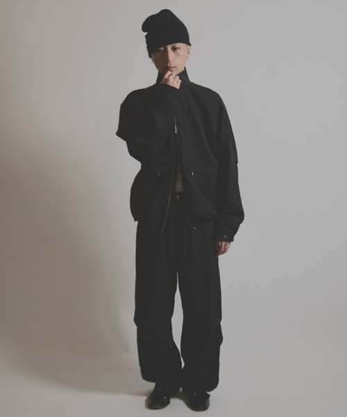 WISM(ウィズム)の「WISM ORIGINAL PRODUCT GABARDINE FIELD JACKET(ブルゾン・メンズ・ブラック・MEDIUM/LARGE)」の7枚目の写真