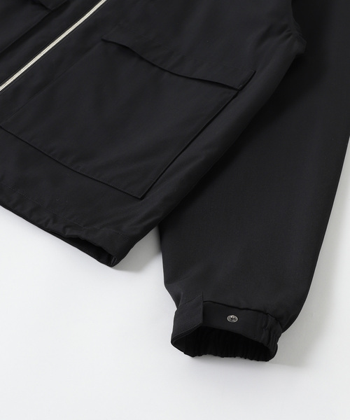 WISM(ウィズム)の「WISM ORIGINAL PRODUCT GABARDINE FIELD JACKET(ブルゾン・メンズ・ブラック・MEDIUM/LARGE)」の14枚目の写真