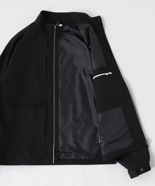 WISM(ウィズム)の「WISM ORIGINAL PRODUCT GABARDINE FIELD JACKET(ブルゾン・メンズ・ブラック・MEDIUM/LARGE)」の15枚目の写真
