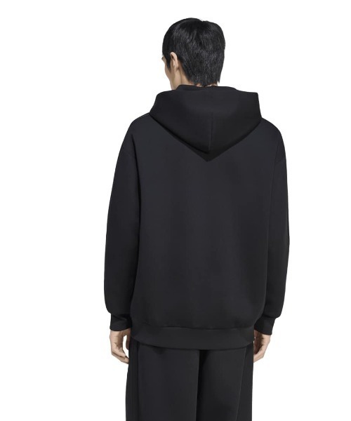 adidas(アディダス)の「アディダス adidas エッセンシャルズ プラス ルーズフィット コンテンポラリー スペーサーニット フルジップパーカー(パーカー・メンズ・グレー・S/M/L/LL/3L)」の6枚目の写真