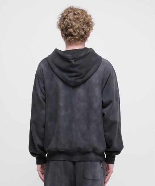 AVIREX（アヴィレックス）の「FADED USAFA HALF ZIP HOODIE / フェード ユーエスエアフォース ハーフジップ フーディ / AVIREX / アヴィレックス（パーカー・メンズ・チャコールグレー/ネイビー・L/M/XL/2XL）」の11枚目の写真