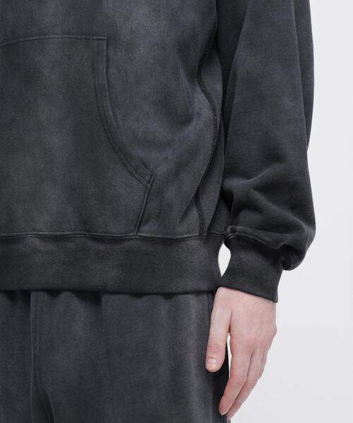 AVIREX（アヴィレックス）の「FADED USAFA HALF ZIP HOODIE / フェード ユーエスエアフォース ハーフジップ フーディ / AVIREX / アヴィレックス（パーカー・メンズ・チャコールグレー/ネイビー・L/M/XL/2XL）」の15枚目の写真
