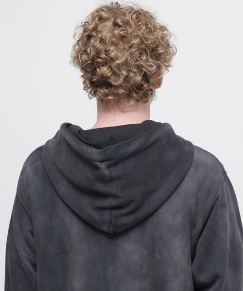 AVIREX（アヴィレックス）の「FADED USAFA HALF ZIP HOODIE / フェード ユーエスエアフォース ハーフジップ フーディ / AVIREX / アヴィレックス（パーカー・メンズ・チャコールグレー/ネイビー・L/M/XL/2XL）」の16枚目の写真