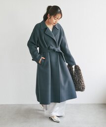 ダブルフェイスロングコート