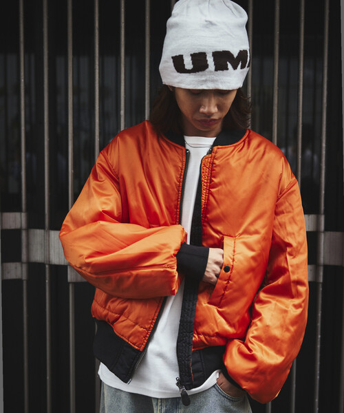 FREAK'S STORE(フリークスストア)の「MA-1 FLIGHT JACKET(ブルゾン・メンズ・ブラック/グレー・MEDIUM/SMALL/LARGE)」の6枚目の写真