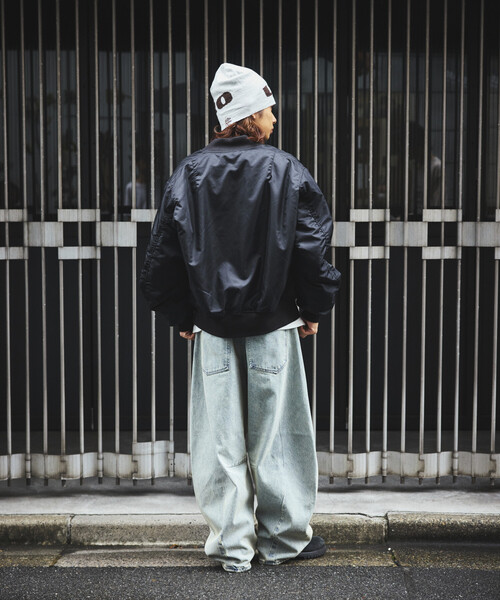 FREAK'S STORE(フリークスストア)の「MA-1 FLIGHT JACKET(ブルゾン・メンズ・ブラック/グレー・MEDIUM/SMALL/LARGE)」の11枚目の写真