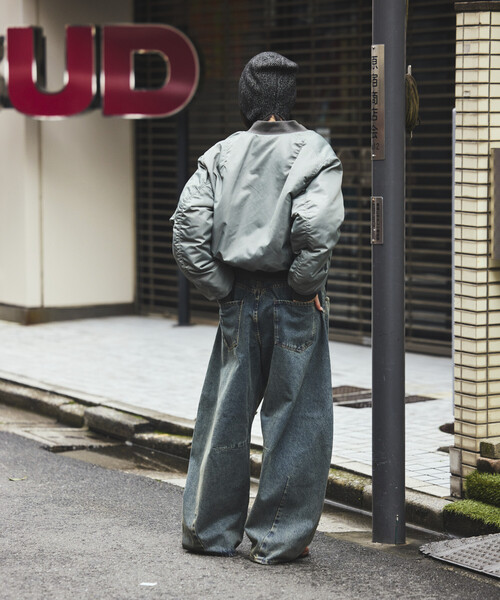 FREAK'S STORE(フリークスストア)の「MA-1 FLIGHT JACKET(ブルゾン・メンズ・ブラック/グレー・MEDIUM/SMALL/LARGE)」の19枚目の写真