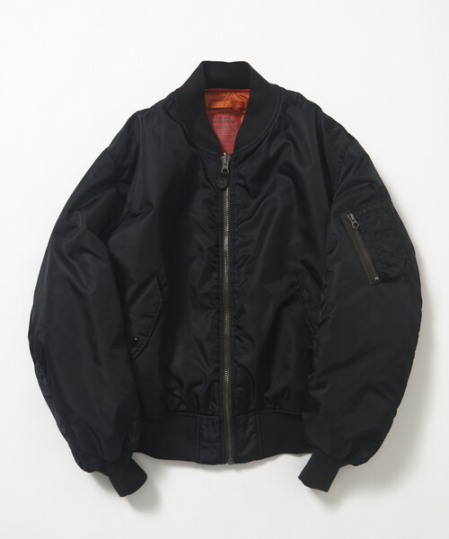 FREAK'S STORE(フリークスストア)の「MA-1 FLIGHT JACKET(ブルゾン・メンズ・ブラック/グレー・MEDIUM/SMALL/LARGE)」の20枚目の写真