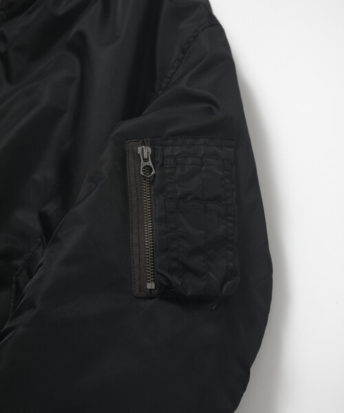 FREAK'S STORE(フリークスストア)の「MA-1 FLIGHT JACKET(ブルゾン・メンズ・ブラック/グレー・MEDIUM/SMALL/LARGE)」の22枚目の写真
