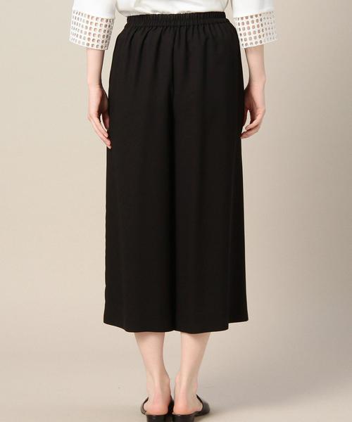 BEAUTY&YOUTH UNITED ARROWS（ビューティーアンドユースユナイテッドアローズ）の「BY ジョーゼット8分丈ガウチョパンツ◆（その他パンツ・レディース・ブラック/オレンジ/ネイビー・MEDIUM/SMALL）」の10枚目の写真