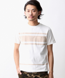 MYSELF ABAHOUSE | OEボーダーポケTシャツ(Tシャツ/カットソー)