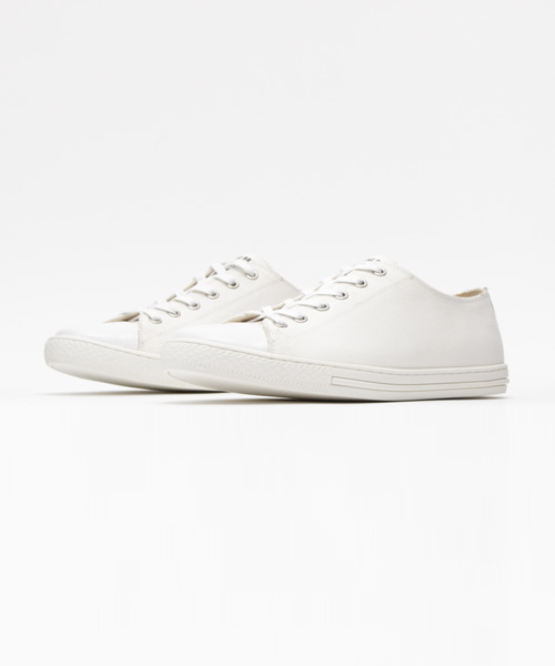 JACKROSE（ジャックローズ）の「キャンバス×レザーローカットスニーカー（スニーカー・メンズ・ネイビー/ホワイト・M/L）」の2枚目の写真