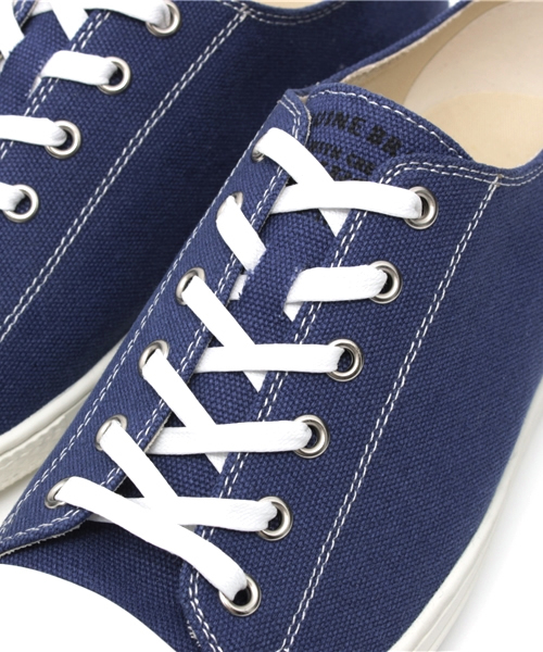 JACKROSE（ジャックローズ）の「キャンバス×レザーローカットスニーカー（スニーカー・メンズ・ネイビー/ホワイト・M/L）」の8枚目の写真