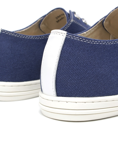 JACKROSE（ジャックローズ）の「キャンバス×レザーローカットスニーカー（スニーカー・メンズ・ネイビー/ホワイト・M/L）」の10枚目の写真