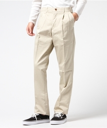 【EDWIN】KHAKIS ２タックパンツ　ライトベージュ