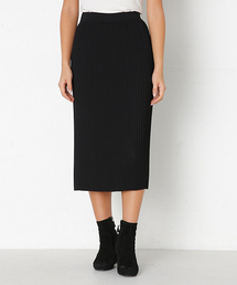 SLY | KNIT PLEATS LONG SK(スカート)