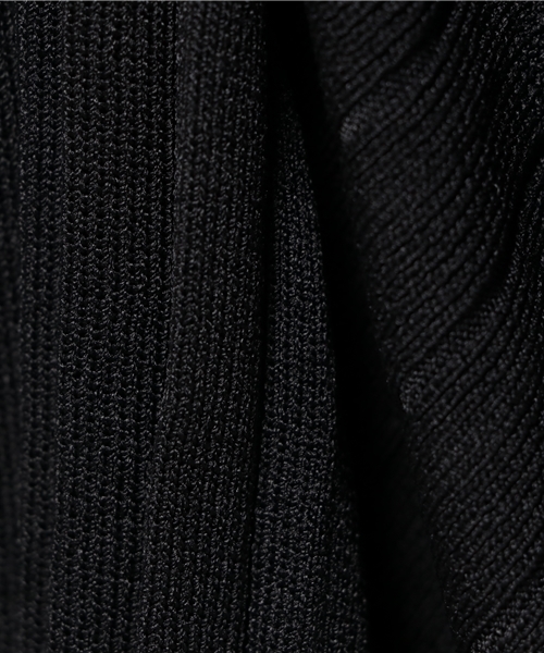 SLY（スライ）の「KNIT PLEATS LONG SK（スカート・レディース・ブラウン/ブラック・2/1）」の9枚目の写真