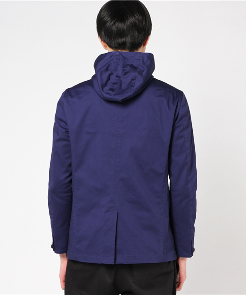 FREDY&GLOSTER（フレディアンドグロスター）の「【men's FUDGE掲載】スタンドフードブルゾン（ブルゾン・メンズ・ブルー/オフホワイト/ブラウン/ベージュ/ネイビー・S/L/XL/M）」の8枚目の写真