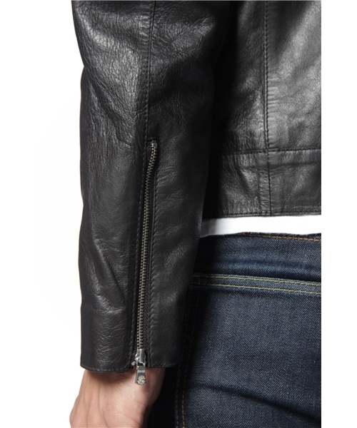 UNITED ARROWS(ユナイテッドアローズ)の「UA レザーライダースブルゾン(ライダースジャケット・メンズ・ブラック/ダークブラウン・SMALL/MEDIUM/LARGE/X-LARGE)」の5枚目の写真