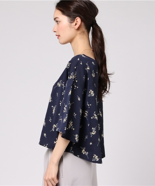 Honeys（ハニーズ）の「フレア袖ブラウス（シャツ/ブラウス・レディース・ホワイト系その他/オフホワイト/ブラック/サックスブルー/ブルー系その他・L/M）」の11枚目の写真