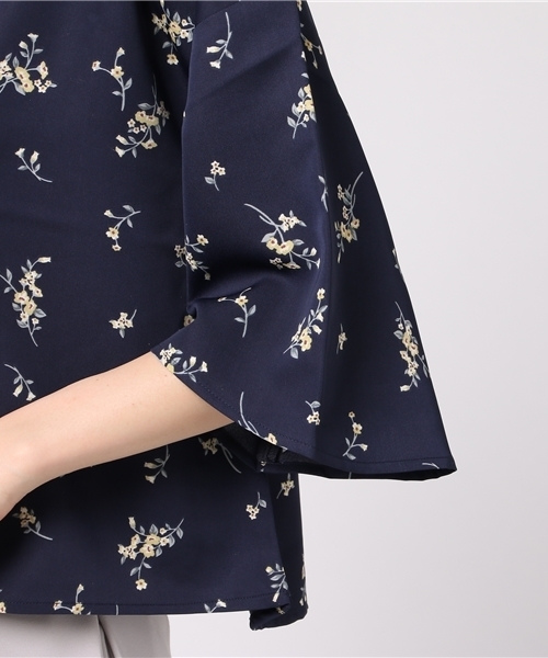 Honeys（ハニーズ）の「フレア袖ブラウス（シャツ/ブラウス・レディース・ホワイト系その他/オフホワイト/ブラック/サックスブルー/ブルー系その他・L/M）」の7枚目の写真