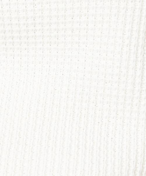 Another Edition（アナザーエディション）の「ワッフルショートタンクトップ ◆（タンクトップ・レディース・ホワイト/ライトブルー・FREE）」の14枚目の写真