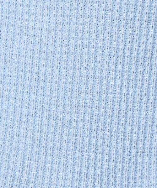 Another Edition（アナザーエディション）の「ワッフルショートタンクトップ ◆（タンクトップ・レディース・ホワイト/ライトブルー・FREE）」の5枚目の写真