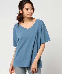 AZUL by moussy | ピグメントＶネックPO(Tシャツ/カットソー)