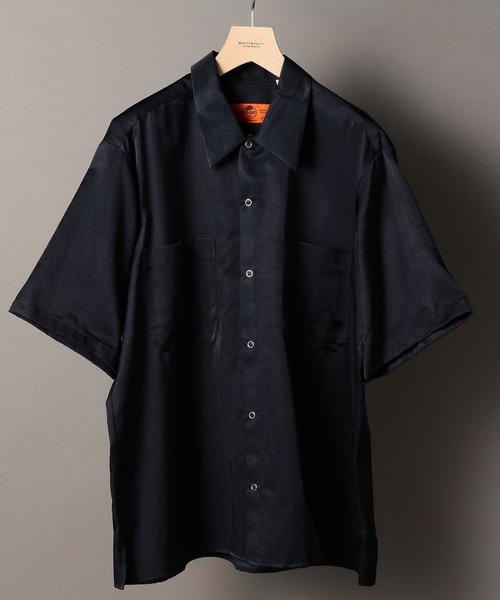 RED KAP(レッドキャップ)の「【別注】 <RED KAP(レッドキャップ)> RC WORK SS/シャツ ◆(シャツ/ブラウス・メンズ・オリーブ/ネイビー・LARGE/SMALL/MEDIUM)」の2枚目の写真