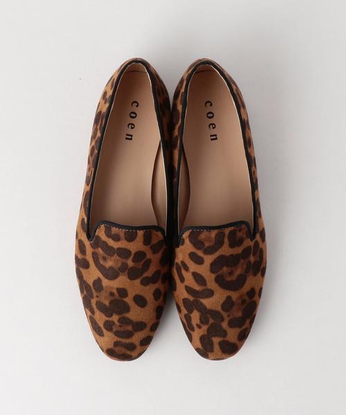 coen(コーエン)の「フラットオペラシューズ(パンプス・レディース・ブラック/オリーブ/ワイン/レオパード・X-LARGE/MEDIUM/LARGE/SMALL)」の7枚目の写真