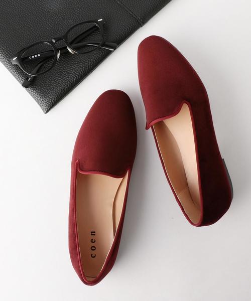 coen(コーエン)の「フラットオペラシューズ(パンプス・レディース・ブラック/オリーブ/ワイン/レオパード・X-LARGE/MEDIUM/LARGE/SMALL)」の14枚目の写真
