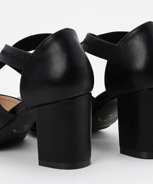 Andemiu(アンデミュウ)の「クロスバンドパンプス770191(パンプス・レディース・その他/ブラック/キャメル・MEDIUM/SMALL/LARGE)」の6枚目の写真