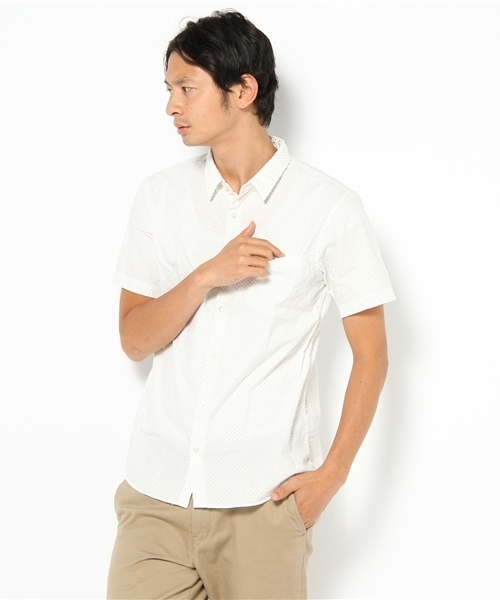 BEAMS(ビームス)の「○O.DOT MR SS/(シャツ/ブラウス・メンズ・ホワイト/ブラック/ネイビー・SMALL/MEDIUM/LARGE)」の1枚目の写真
