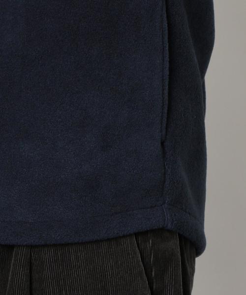 green label relaxing（グリーンレーベルリラクシング）の「STポーラテック クルーネック フリース ◆（スウェット・メンズ・ネイビー/ナチュラル・LARGE/MEDIUM/SMALL）」の9枚目の写真