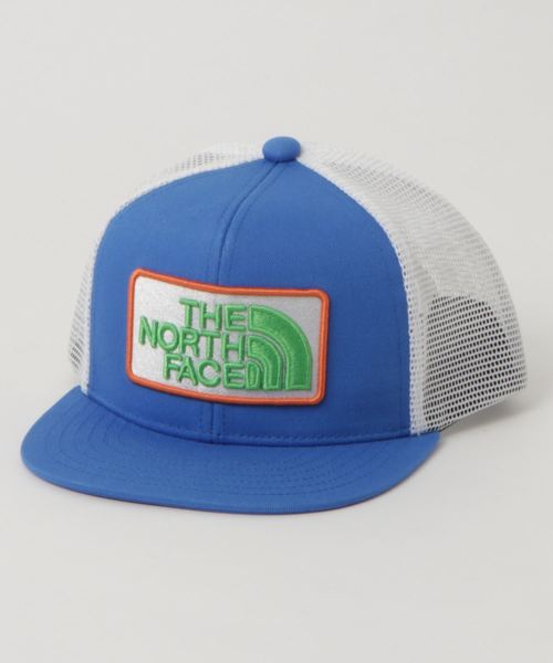 THE NORTH FACE（ザノースフェイス）の「ザ・ノース・フェイス キッズキャップ / トラッカーメッシュキャプ（キャップ・キッズ・ネイビー/ブルー/ピンク/ダークインディゴブルー/ダークグリーン・LARGE/MEDIUM）」の3枚目の写真