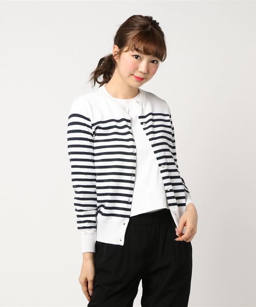 AMERICAN HOLIC（アメリカンホリック）の「・12co.クルーネックカーディガン（カーディガン/ボレロ・レディース・その他/ブラック/ロイヤルブルー/その他24/オフホワイト/ライトイエロー/レッド/ブルー/ラベンダー/ネイビー/その他26/ブルーグリーン・FREE）」の11枚目の写真