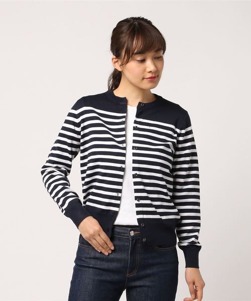 AMERICAN HOLIC（アメリカンホリック）の「・12co.クルーネックカーディガン（カーディガン/ボレロ・レディース・その他/ブラック/ロイヤルブルー/その他24/オフホワイト/ライトイエロー/レッド/ブルー/ラベンダー/ネイビー/その他26/ブルーグリーン・FREE）」の12枚目の写真