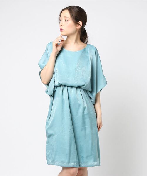 セール パウダーサテンドレープワンピース ワンピース Rope Picnic ロペピクニック のファッション通販 Zozotown