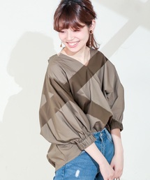 natural couture | 袖口ゴムドルマンスキッパー(シャツ/ブラウス)